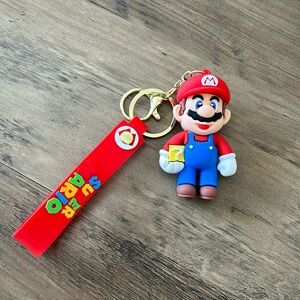 - Super Mario Bros silicone keychain 3D by Nintendo